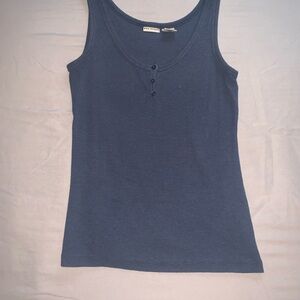 Max Studio Deep Blue Tank Top